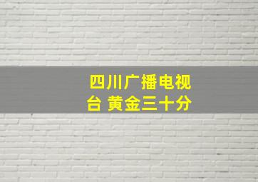 四川广播电视台 黄金三十分